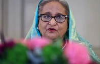former bangladesh pm sheikh hasina while speaking during the annual munich security conference in munich germany on february 17 2024 photo reuters